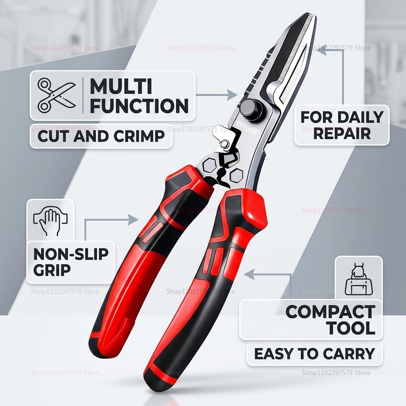 مقص كهربائي متعدد الوظائف، أدا - مراجعة Multi Tool Plier وسعره